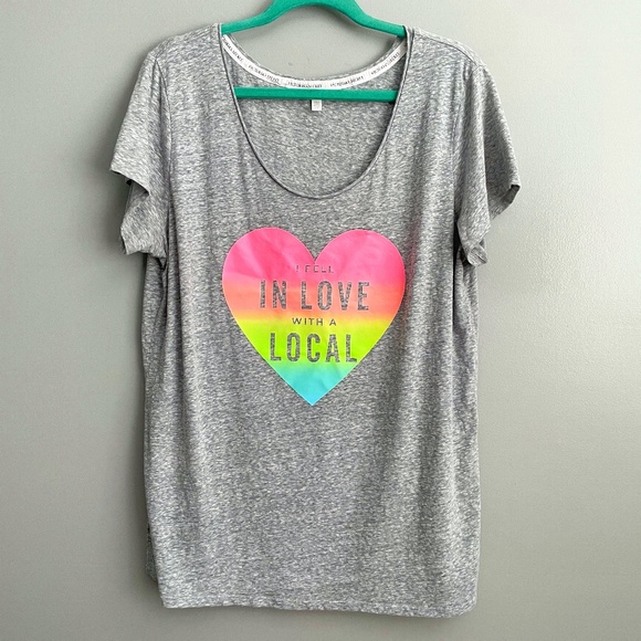 Victoria's Secret Tops - EUC RARE Vintage Victoria's Secret Angel Heart Graphic Tee Size Large